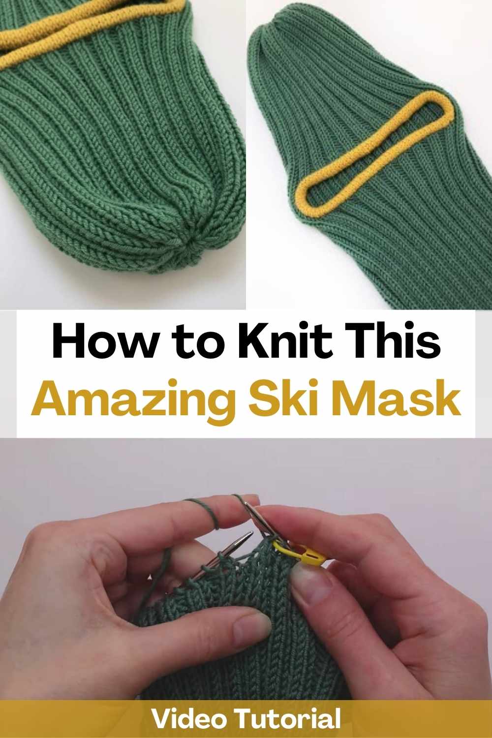 How to Knit This Amazing Ski Mask