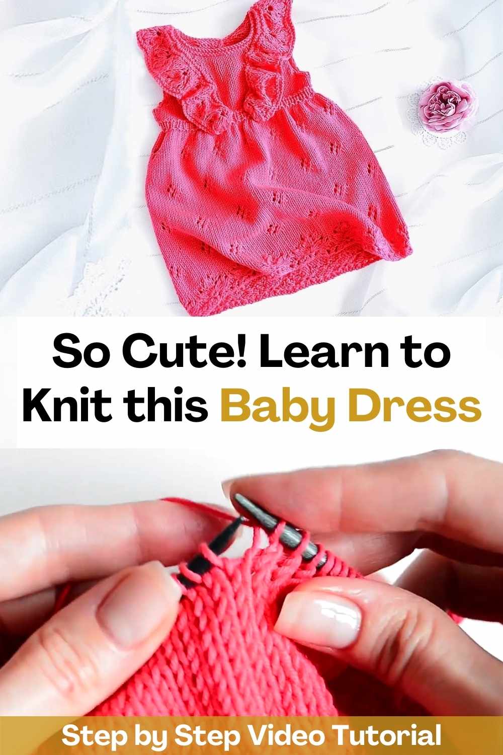 So Cute! Learn to Knit this Baby Dress