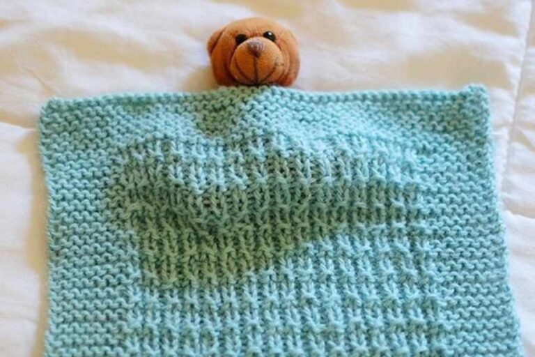 So Easy! Learn to Knit a Cute Baby Blanket