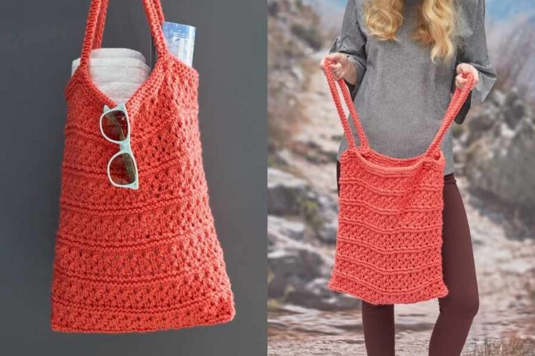 Make this Reusable Knit Market Bag