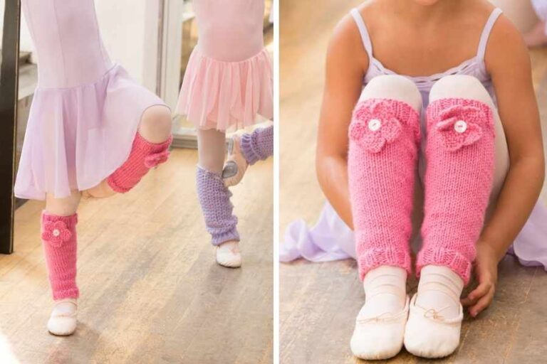 So Cute! Learn to Knit this Kids Flower Leg Warmers