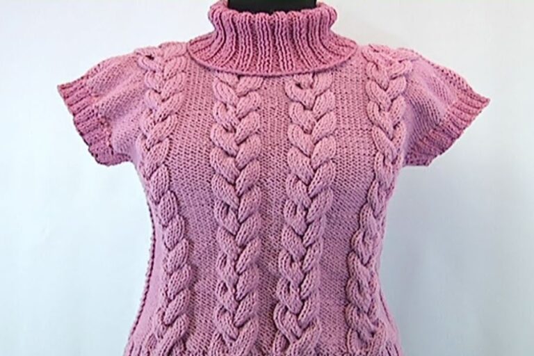 Super Cute! Learn to Knit this Cable Sweater Vest