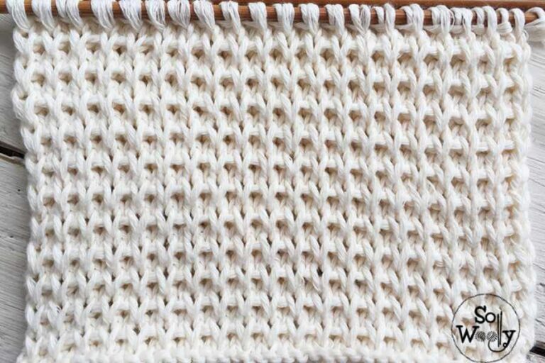 Chunky and Cozy! How to Knit the Basket Stitch
