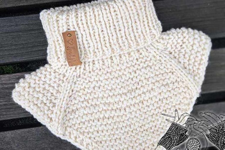 Knit Neck Warmer in Grey main image 1