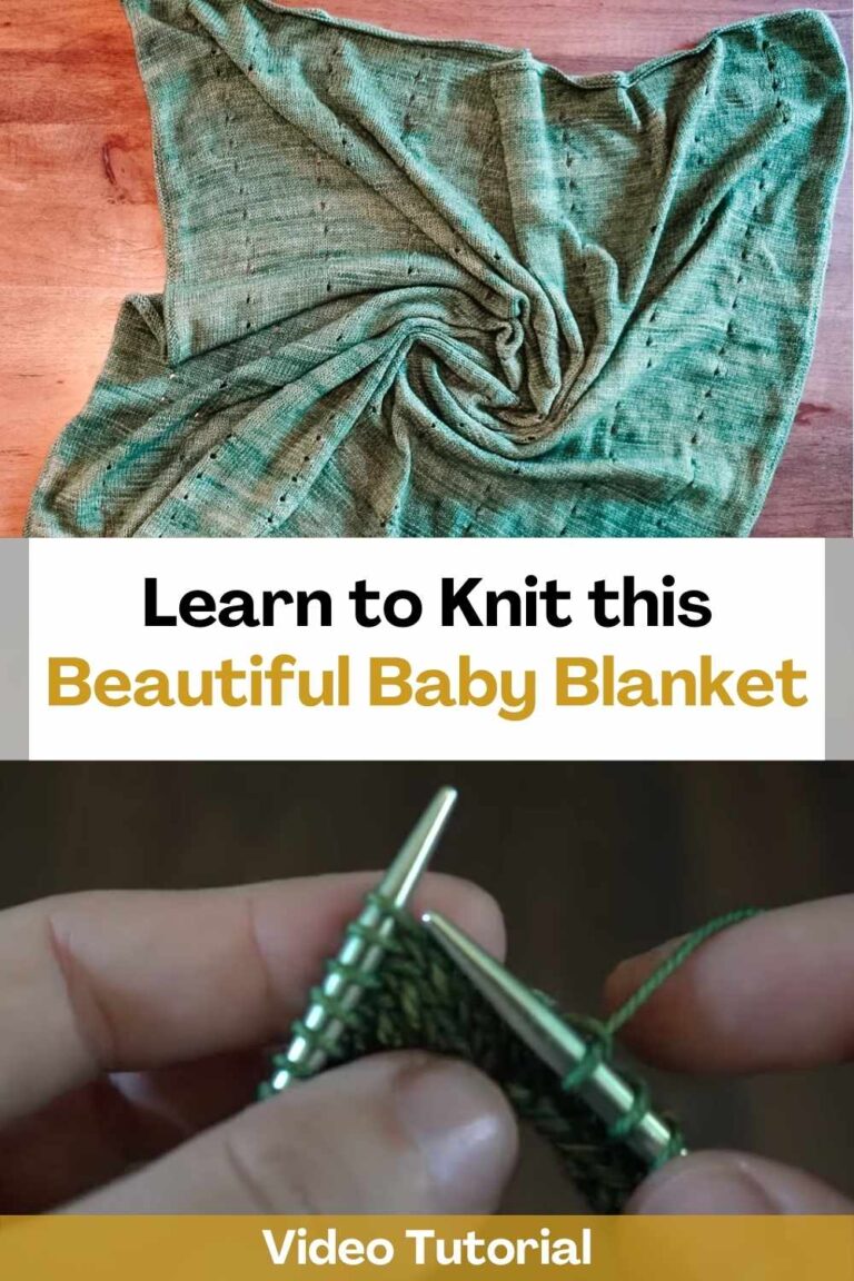 Learn To Knit This Beautiful Baby Blanket