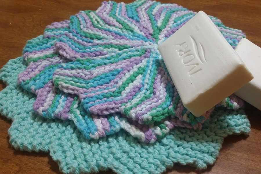 Learn to Knit this Dishcloth or Washcloth