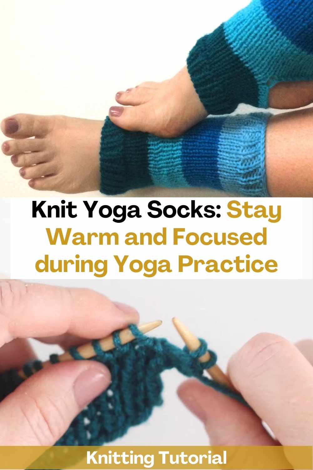 Knit Yoga Socks Stay Warm and Focused during Yoga Practice