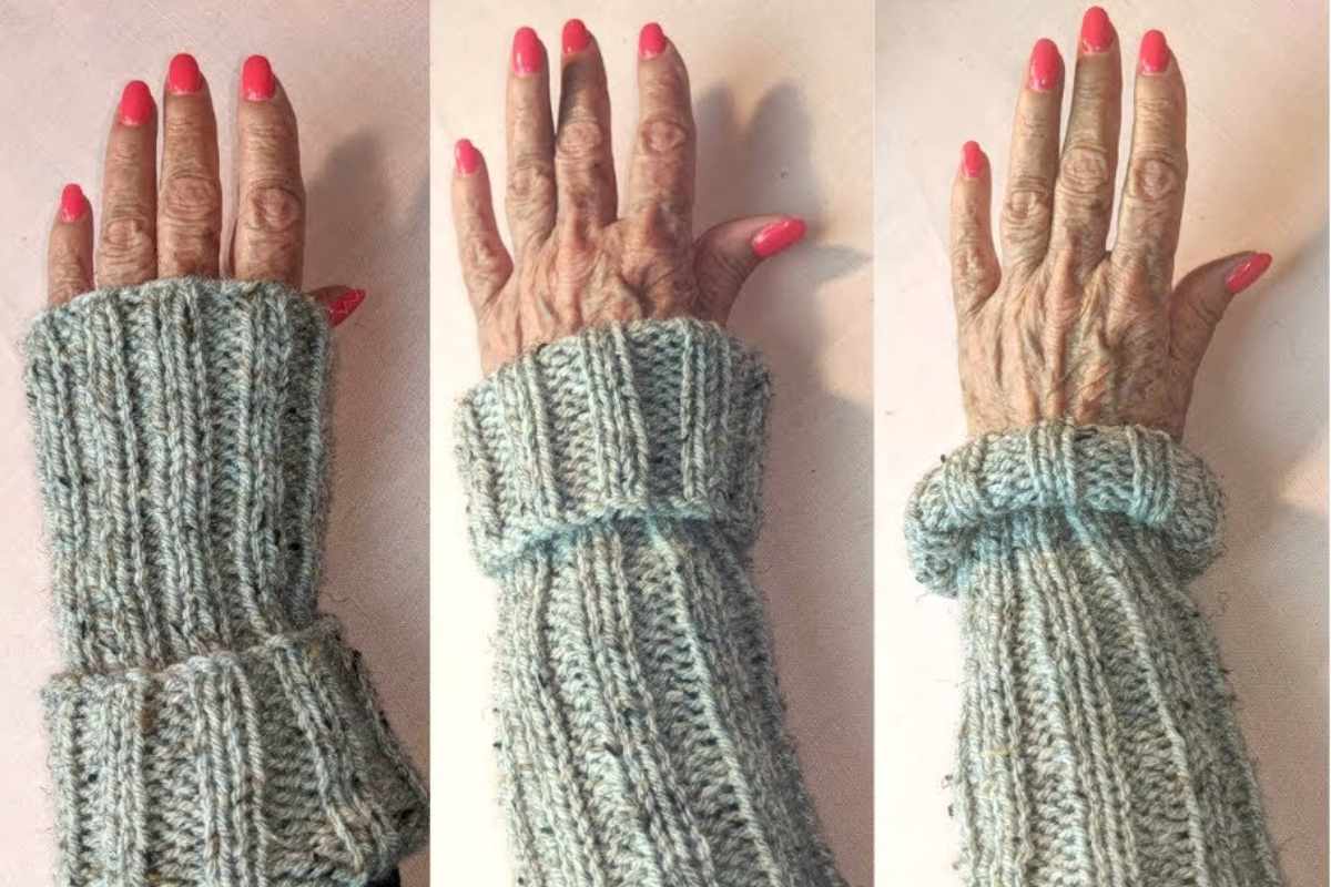 Knitted Unisex Cuffs Convertible Stylish & Practical!