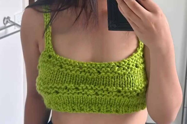 Ifyou Crop Knit Top
