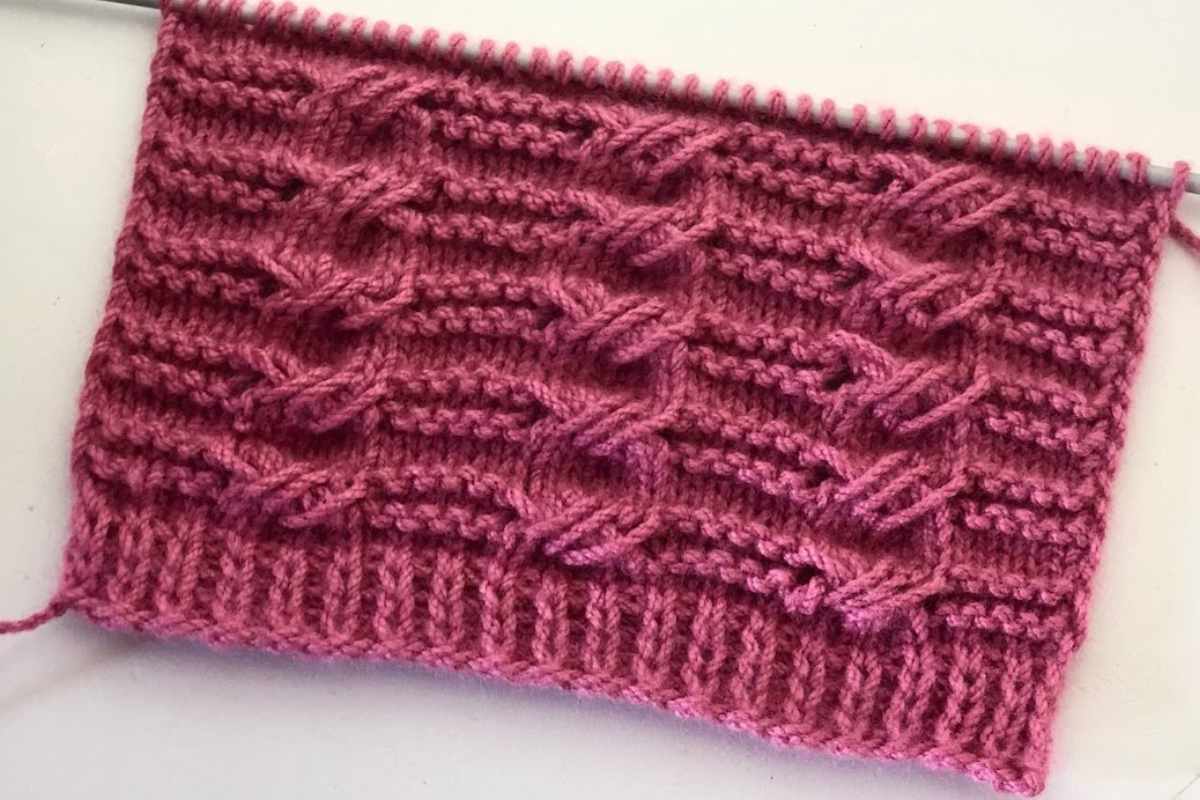 Spring Stitch Learn This Beautiful and Easy Textured Knitting Stitch
