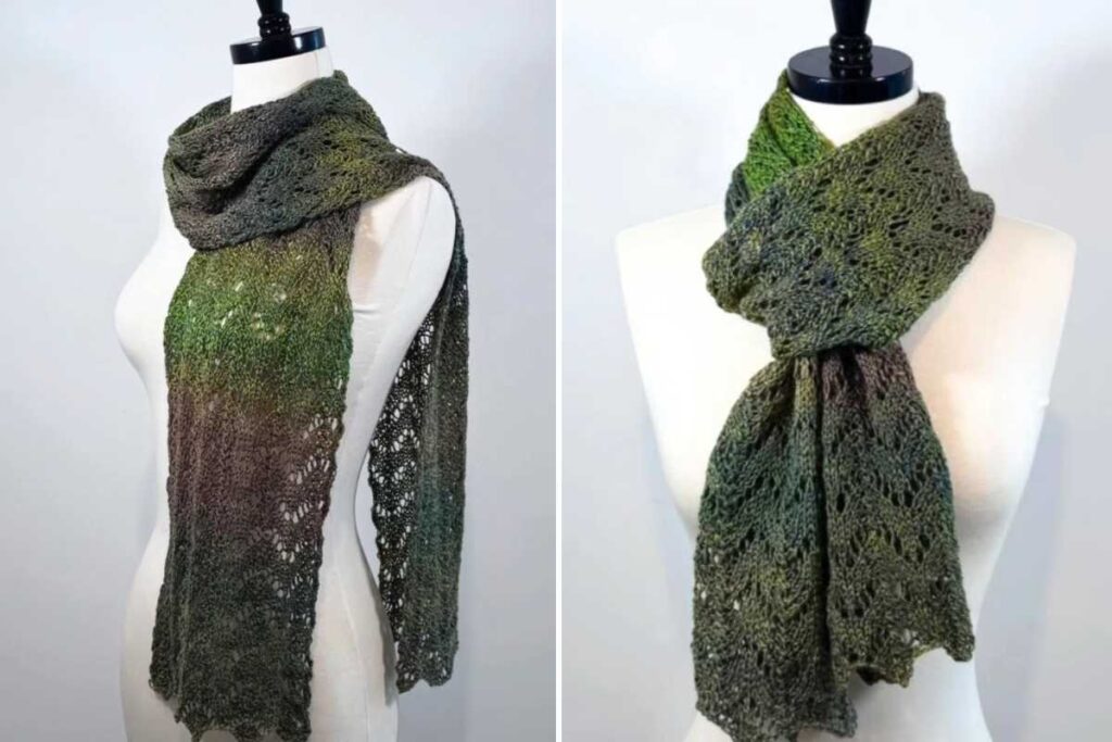 How to Knit the Jade Scarf: Free Lace Pattern and Tutorial