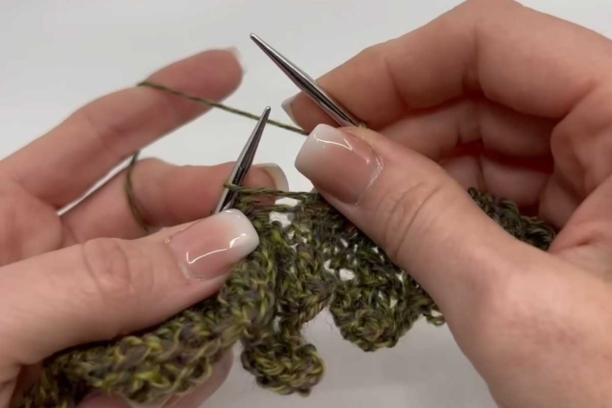 Why This Easy Knit Lace Scarf Works So Well
