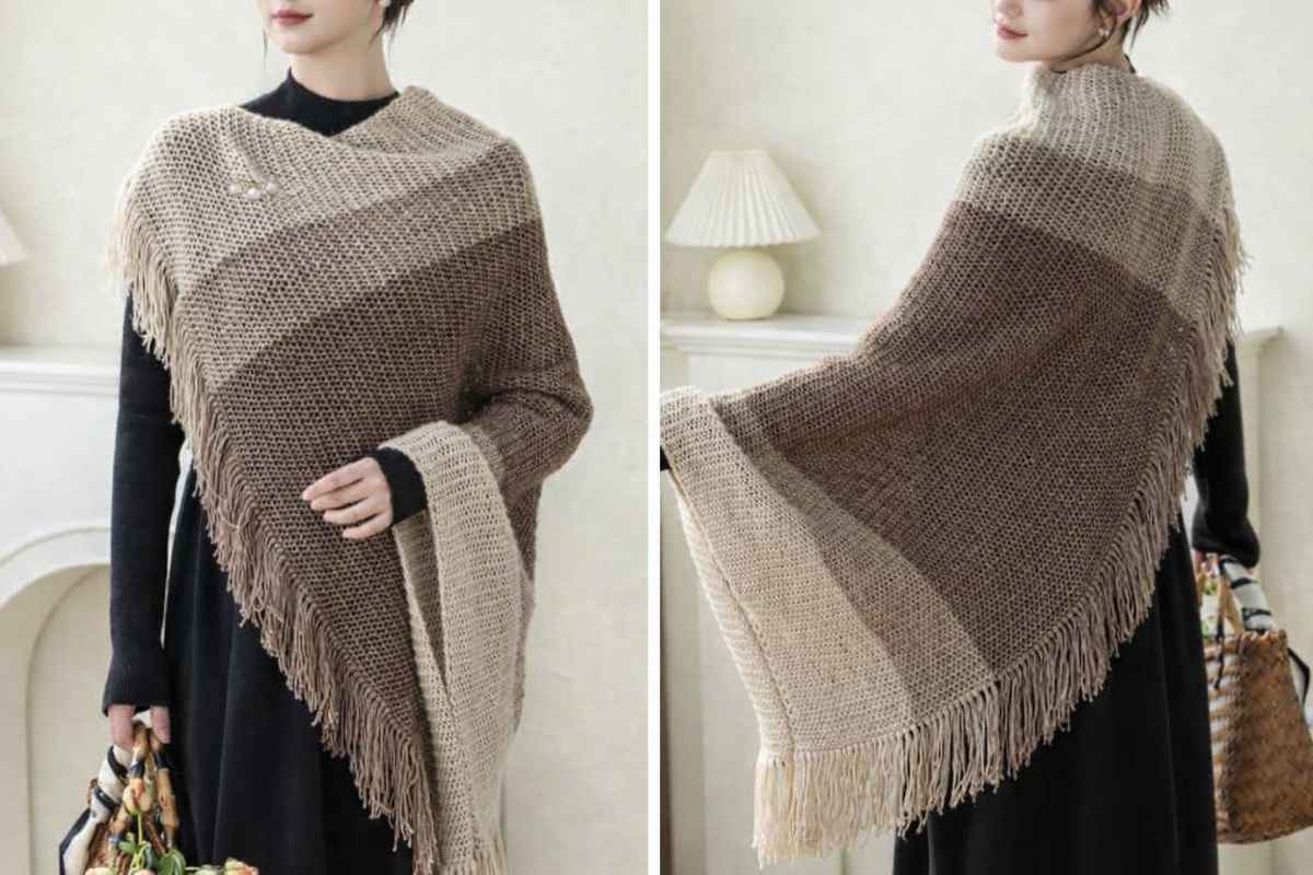 Asymmetrical Triangle Shawl