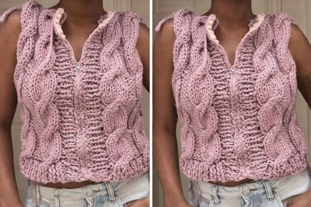Cardigan Tutorial with Zipper