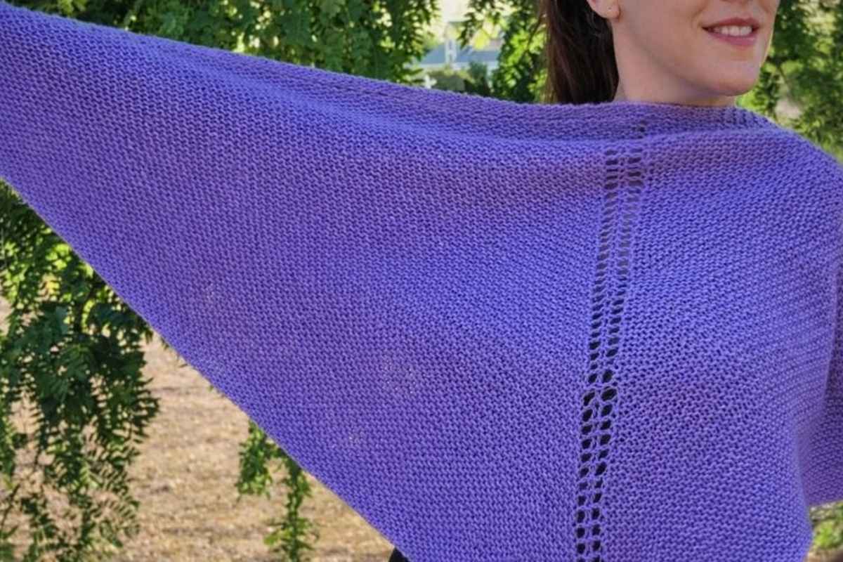Easiest Knit Shawl