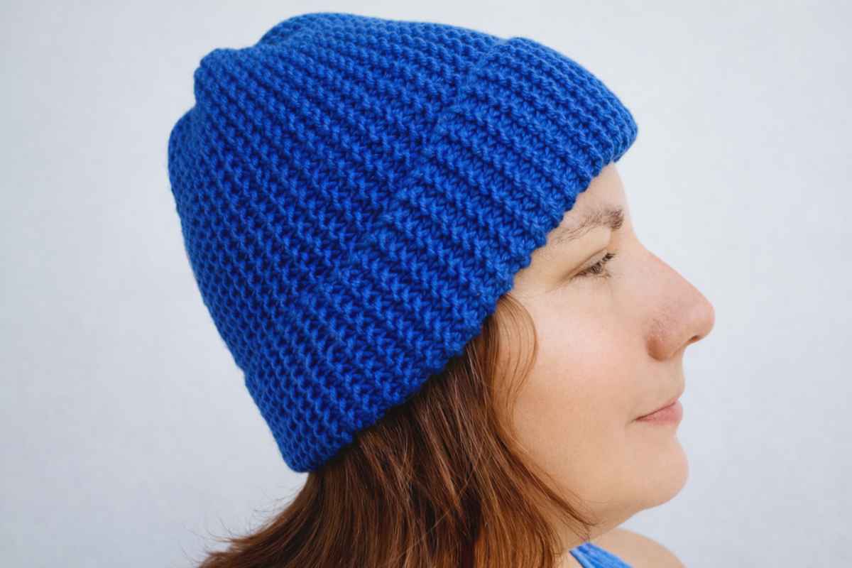 Easy Knitted Beanie for Beginners