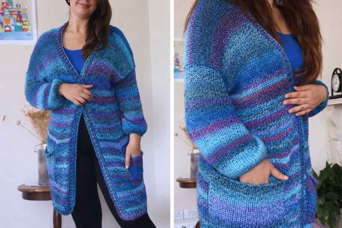 Seamless Cardigan with Pockets