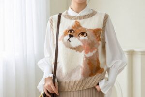 Kitten Vest Knit Tutorial Step-by-Step Vest Knitting