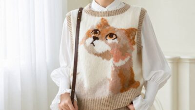 Kitten Vest Knit Tutorial Step-by-Step Vest Knitting