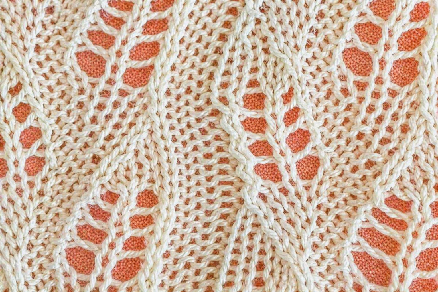 How to Topiary Leaves Knitting Stitch Pattern