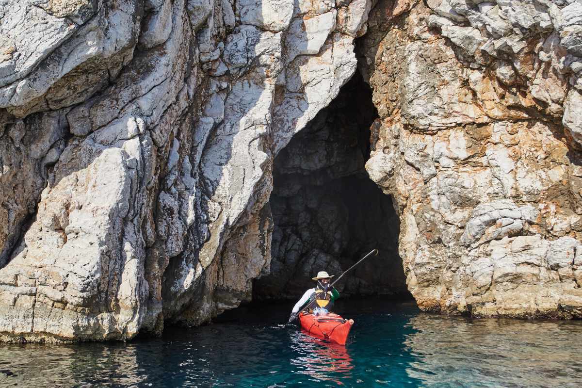 Exploring Coastal Caves By Sea Kayak Urbaki Outdoor Exploring Coastal Caves By Sea Kayak Urbaki Outdoor