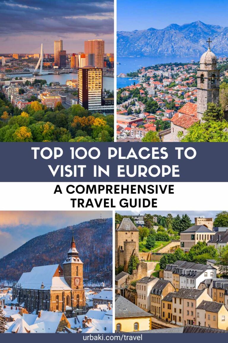 Top 100 Places To Visit in Europe - A Comprehensive Travel Guide